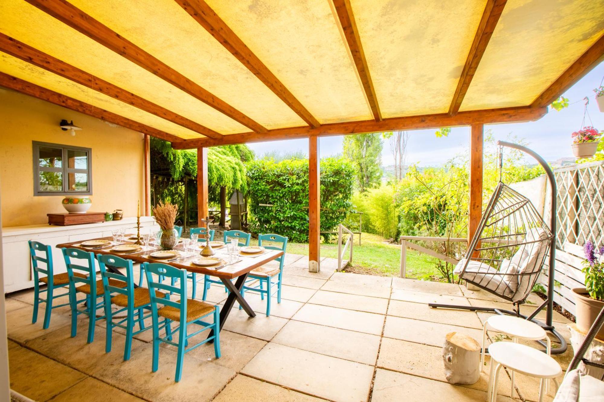Grande Villa Storica Per Vacanze Con Giardino Privato E Piscina Ostra 外观 照片